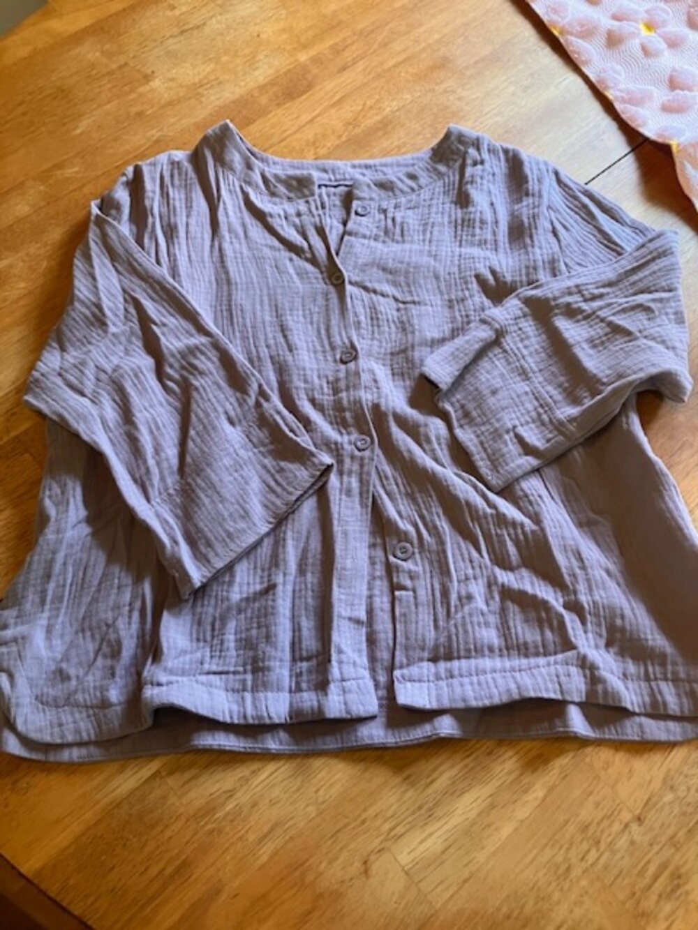 NEW Purple Button Up Top